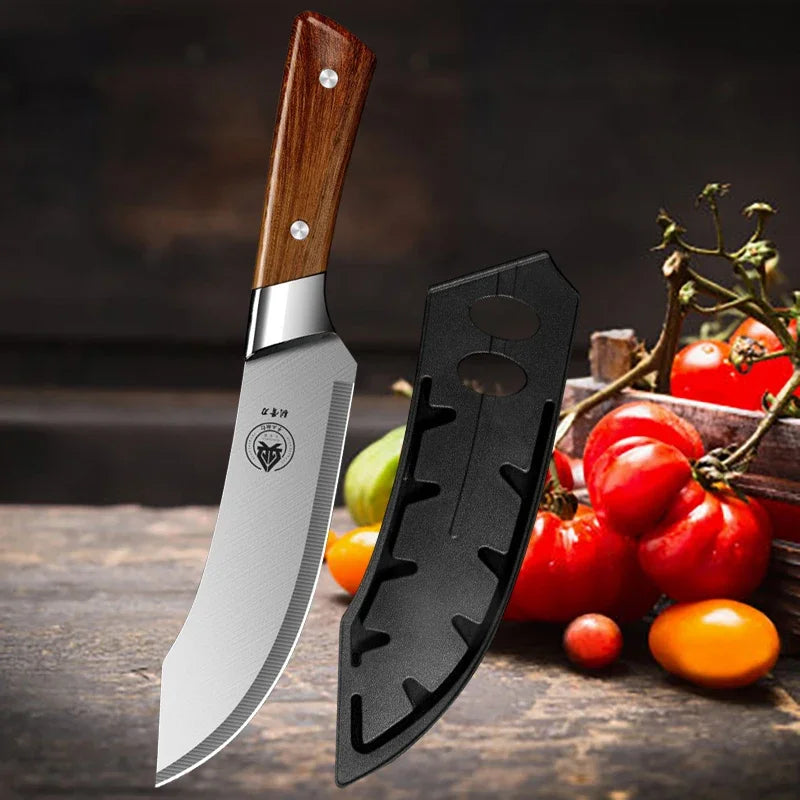 Professional Japanese Knife Multifunction Butcher Knives BBQ Cutter Chef Knives Meat Fish Slicing VegetablesCutter Cleaver Knife