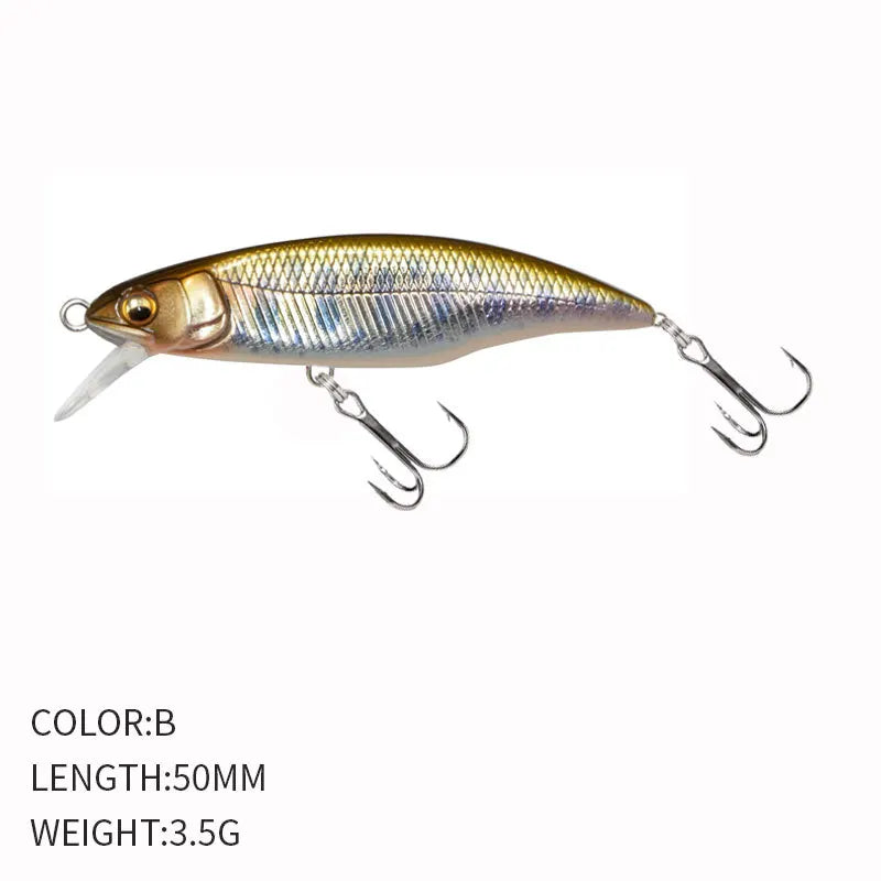 Fishing 50mm 3.5g Swimbaits Bass Big Fish Crankbaits Fishing Lure Floating Wobblers for Pike Minnow Lure Fishing Tackle