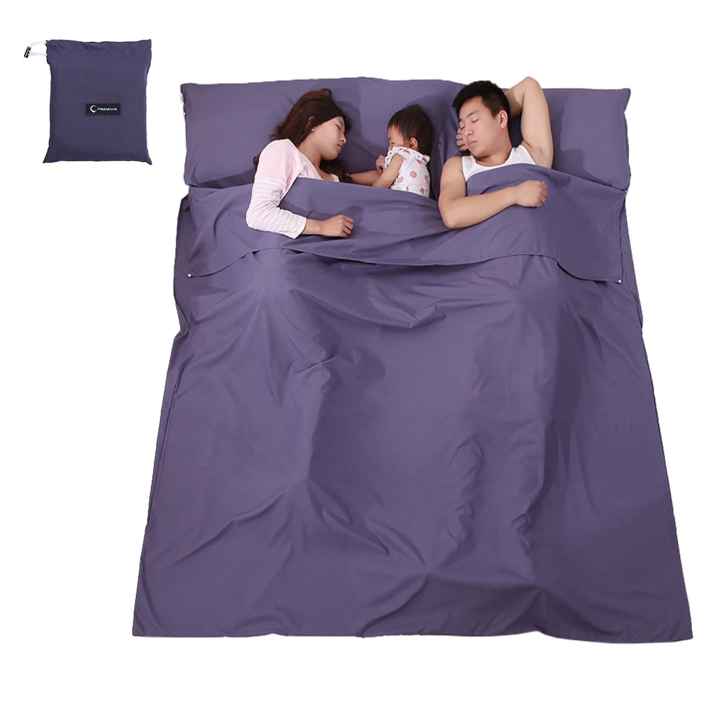 Lightweight Sleeping Bag Liner Sleeping Sack Outdoor Camping Hotel Travel Sheet