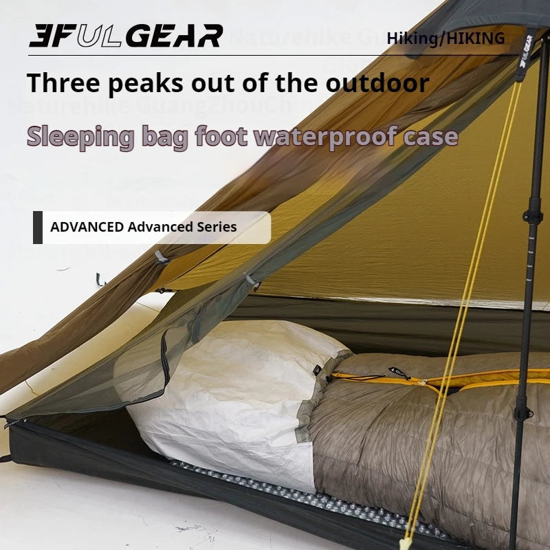 3F UL GEAR Sleeping Bag Foot Waterproof Case Bag Anti-condensation Outdoor Camping Moisture-proof Breathable Liner Storage Bag