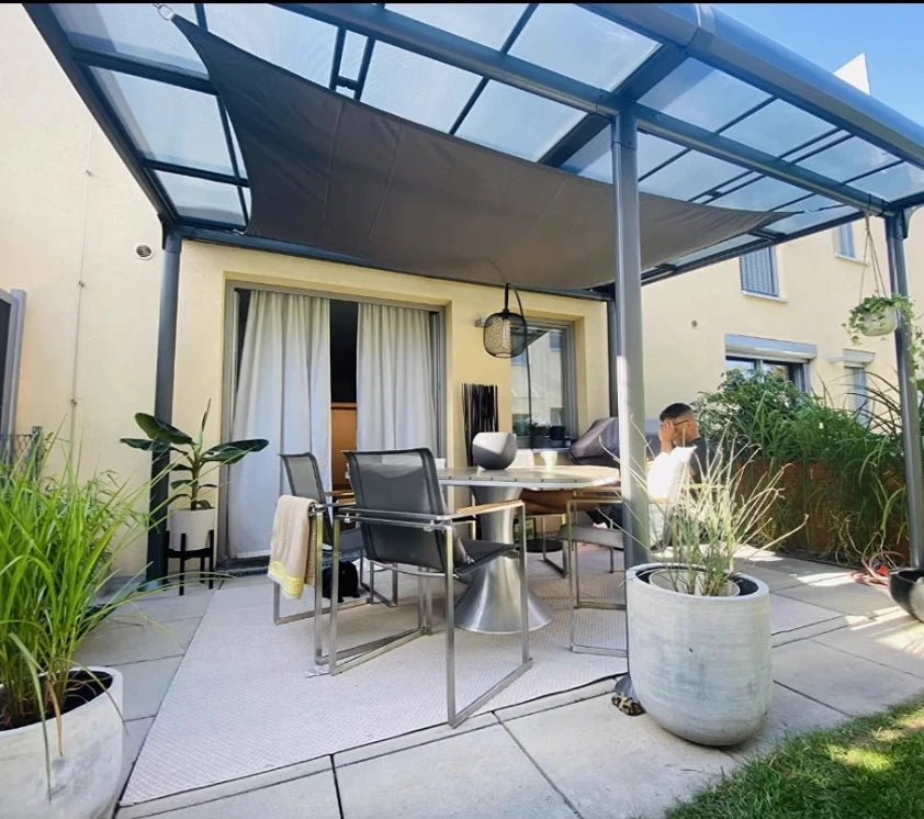 Sunshade cloth, sky curtain, outdoor courtyard, sunshade canopy, sunshade and heat insulation, customized balcony