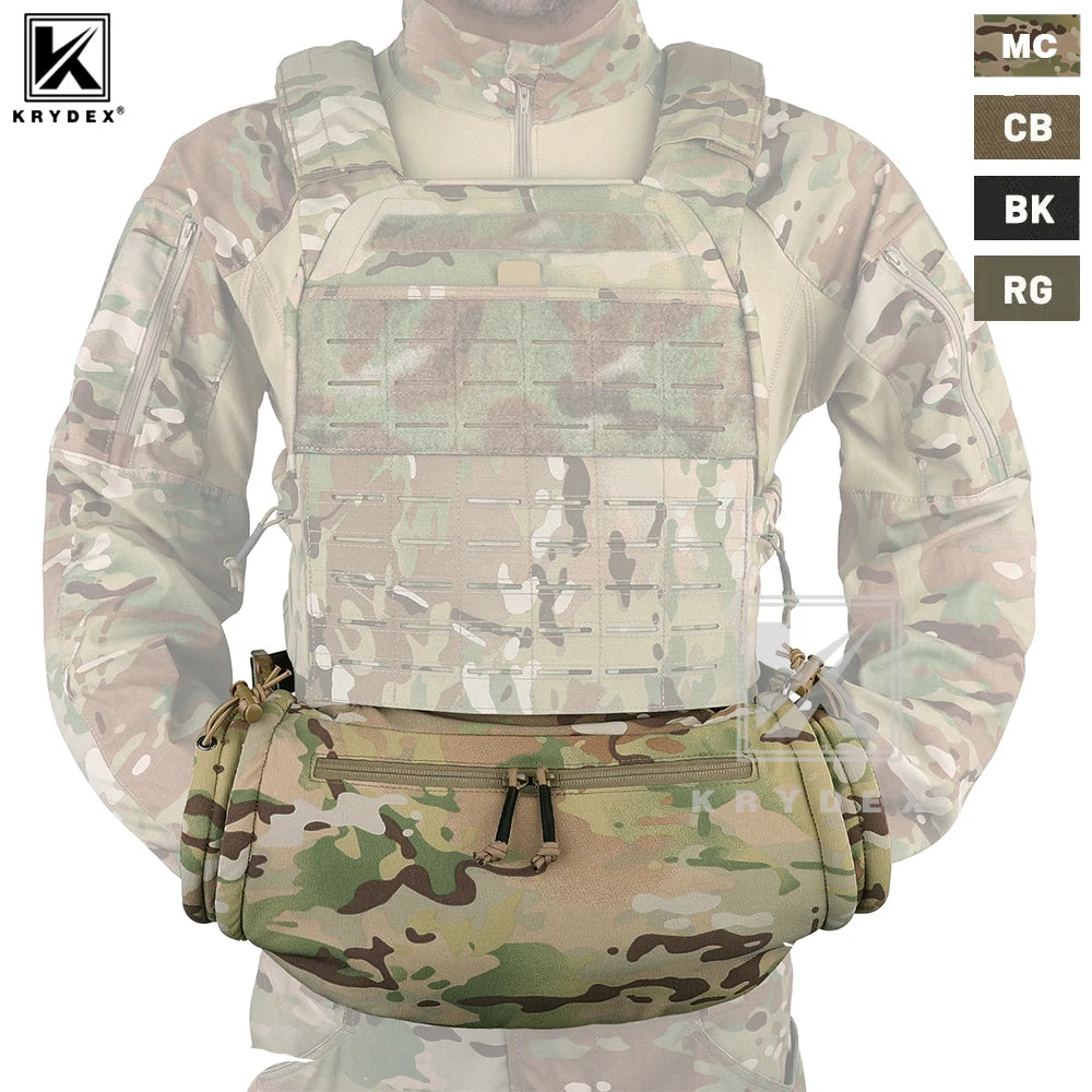 KRYDEX Tactical Hand Warmer Pouch Water-Resist Vest Drop Hanger Muff Warmer Pouch Outdoor Winter Hunting Field Survival Gear