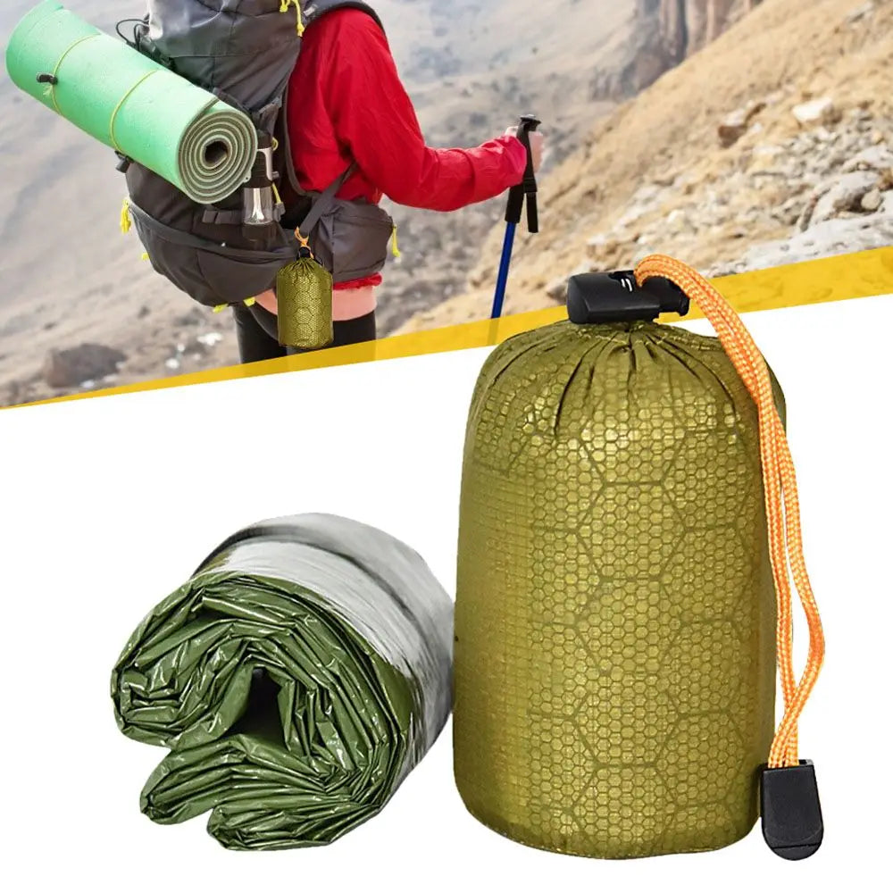 Compression Stuff Sack Camping Waterproof Storage Bag Survival Sleeping Bag Sleeping Bags Emergency Sleeping Bag Outdoor Bivvy