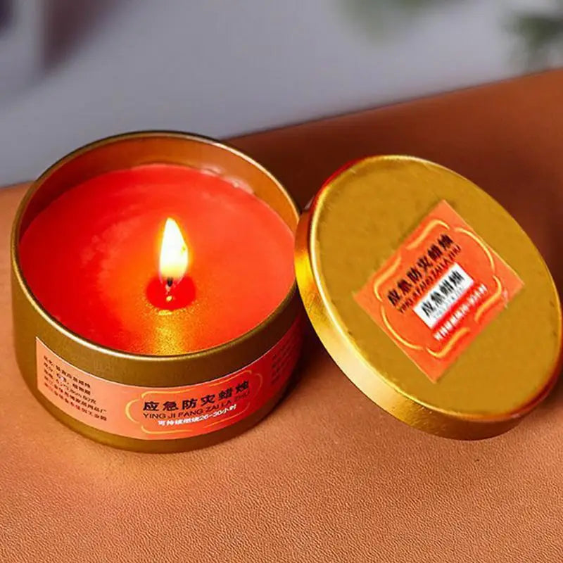 Long Lasting Candles Survival Light Source Candle Home Use Survival Gear Long Burning Survival Candles Windproof Camping Candle