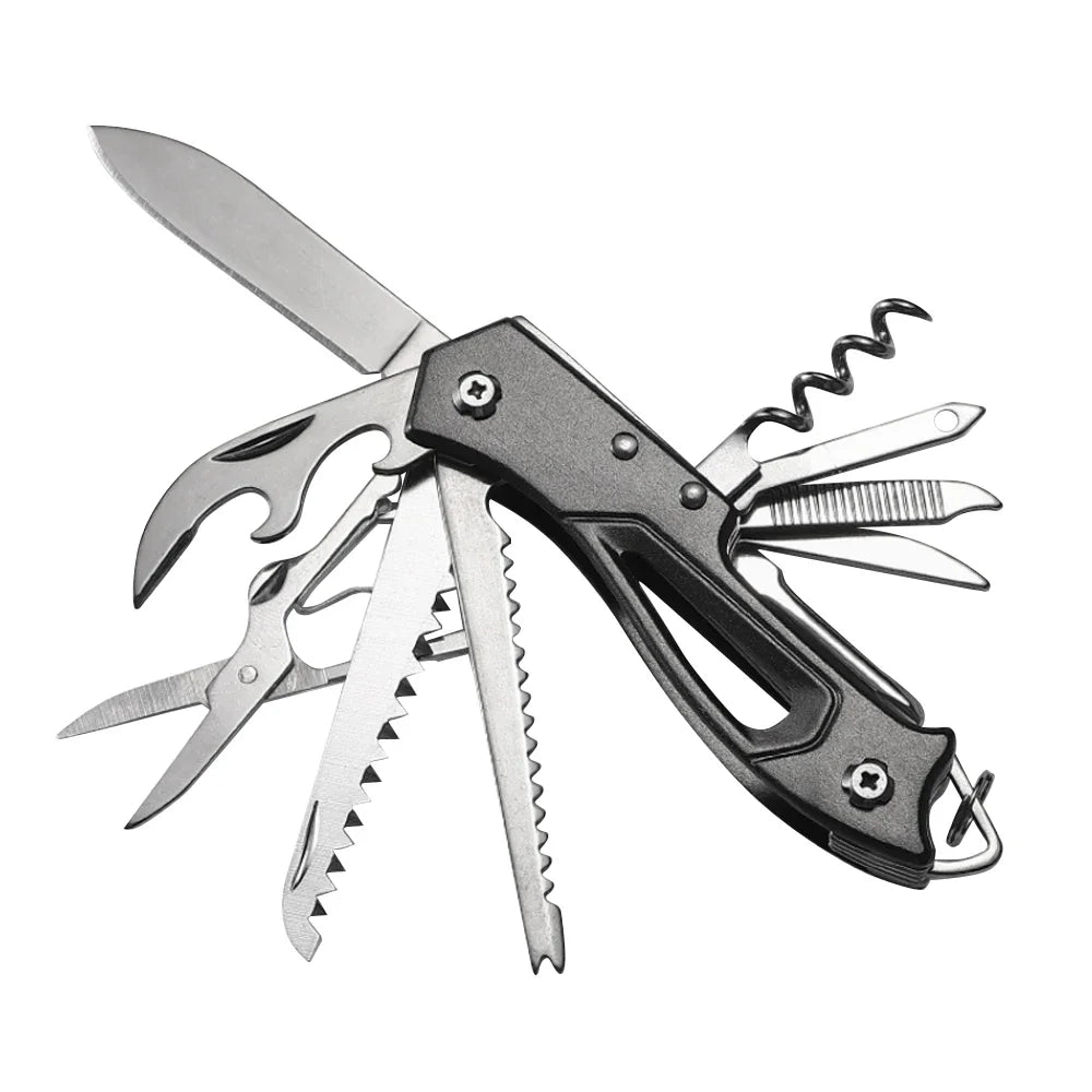 Portable Folding Knife Stainless Steel High Hardness EDC Kit Outdoor Mini Multi-Purpose Fruit Camping Survival Defensive Knife