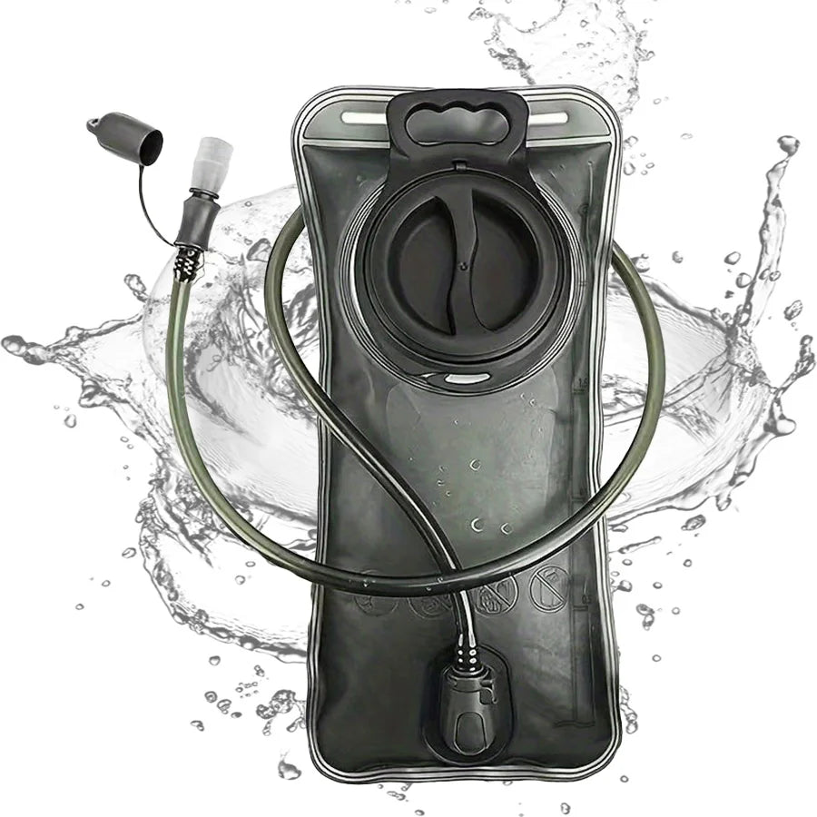 One click quick release water bag 1.5L-3.0L mountain backpack leak proof water bag, suitable for camping and hiking