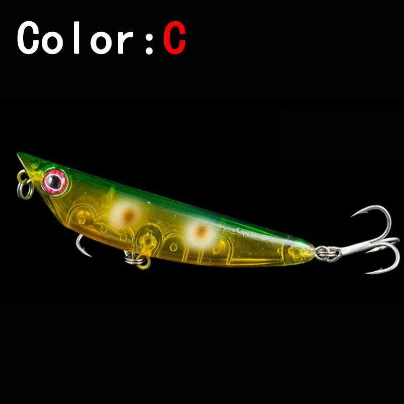 Fishing Lure Bait Swimbait Jerkbait Pencil 80mm 9g Walk Dog Floating Lures Bass bait luer Floating Pencil Surface Stick