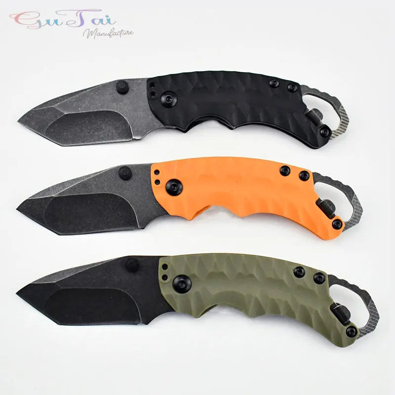 Multi-function pocket knife, suitable for camping, barbecue, hiking wilderness, high hardness, sharp and durable folding knife