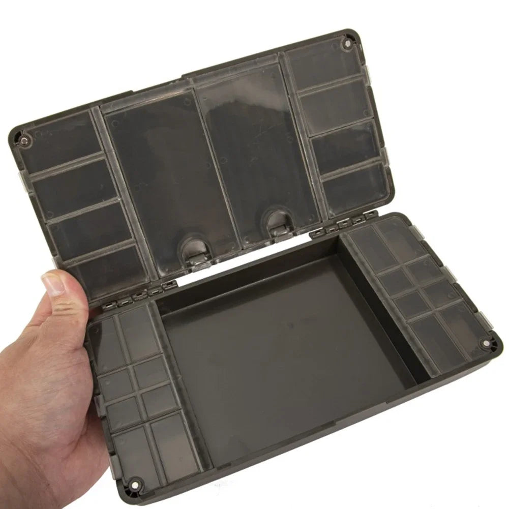 Fishing Tackle Storage Organizer Portable Fishing Accessories Box Magnetic Multipurpose Compartments Fishing Gear Accessories