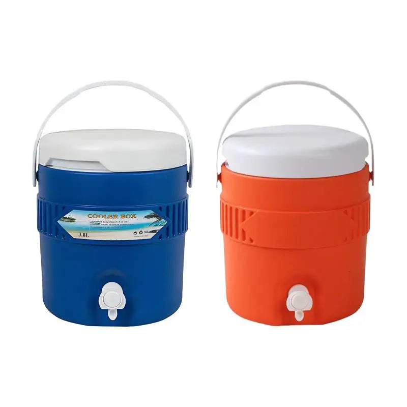 water cooler 3.8L Camping Coolers Long-Lasting Insulation Beverage Cooler  Portable Drink Dispensers Beverage Serveware