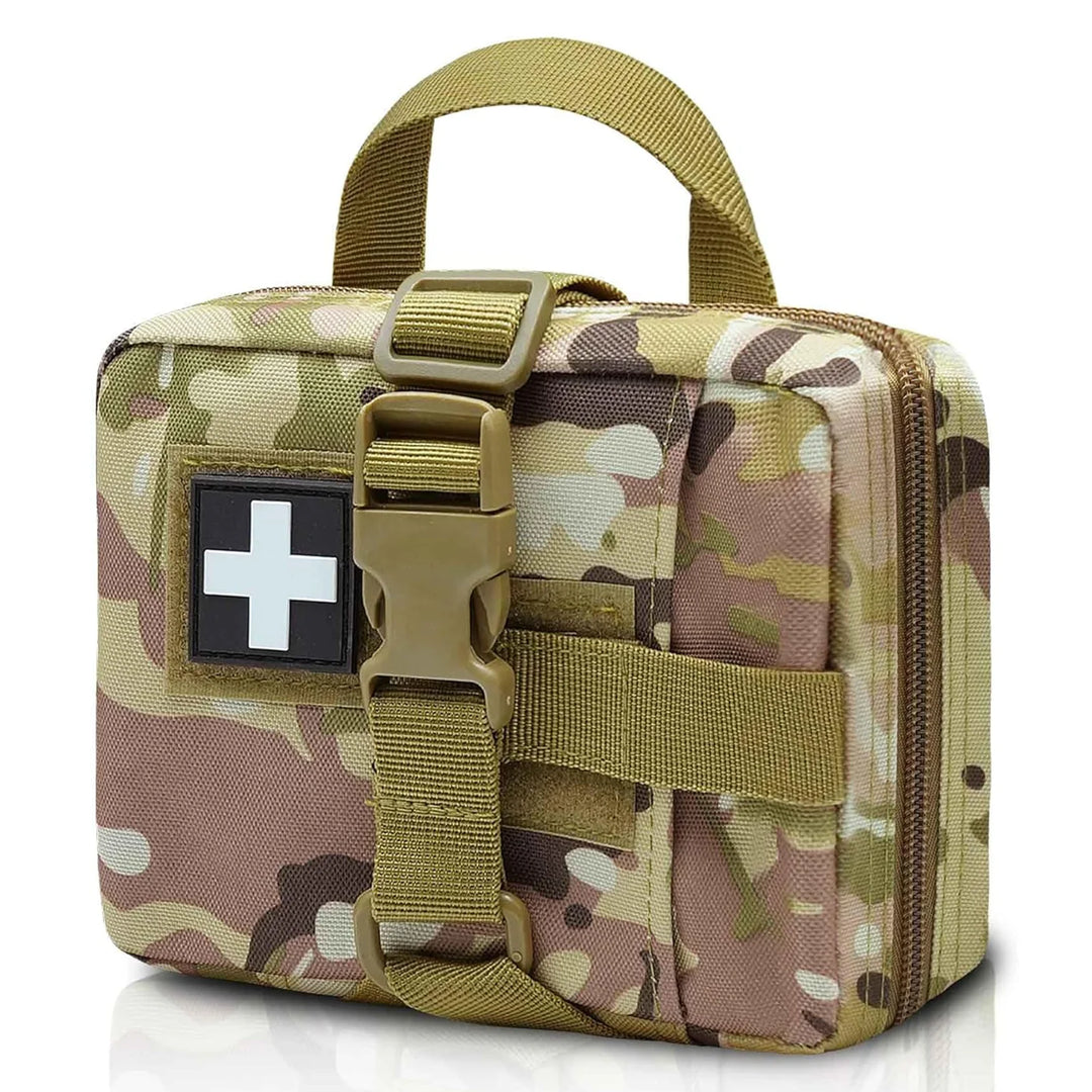 Survival First Aid Kits Tactical EMT Pouch Rip Away Molle Medical Pouches IFAK Emergency Survival Bag for Travel Outdoor Hiking
