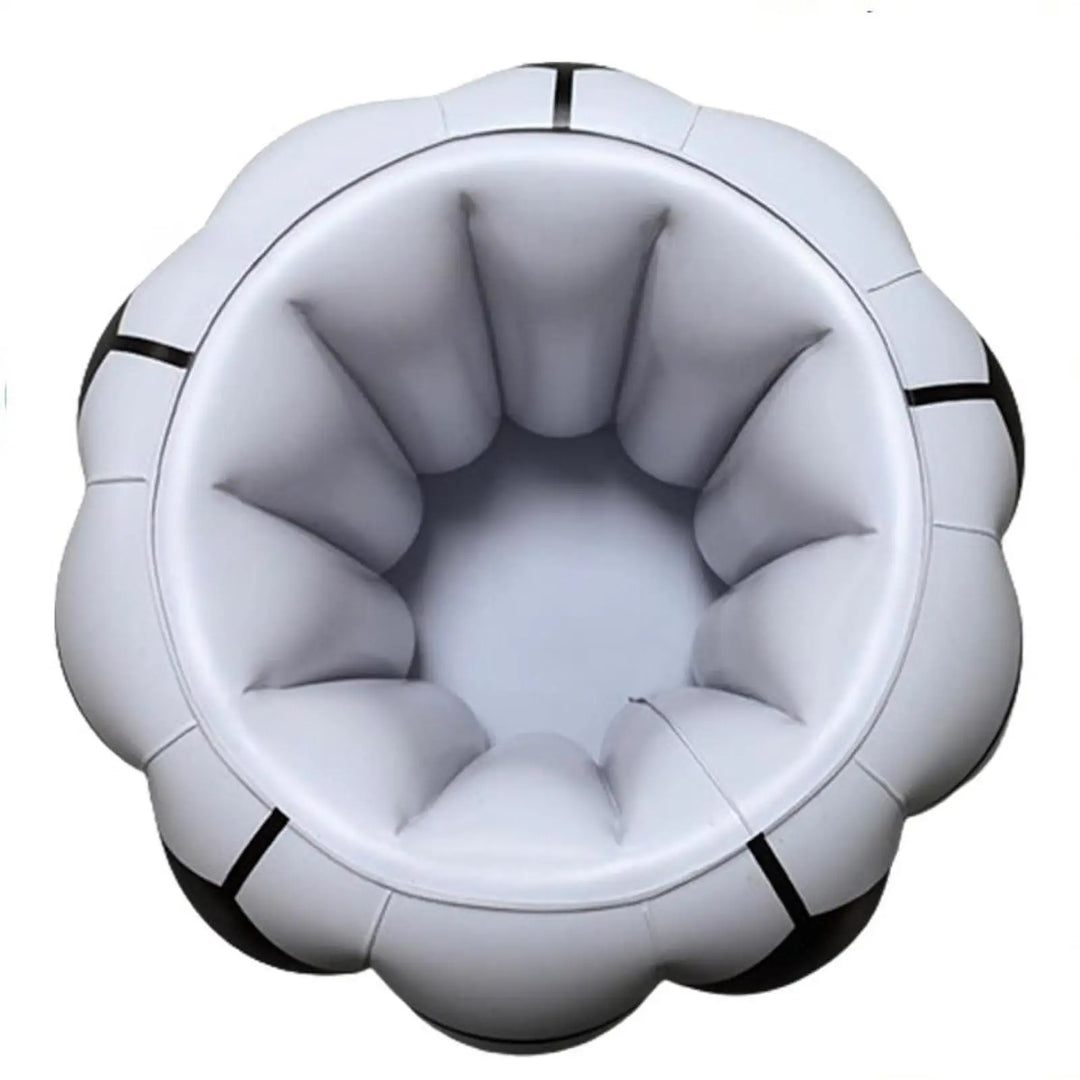 Inflatable Soccer Cooler Ice Bucket Reusable Gift Portable Beverage Serving Container, Beverage Cooler for Party Summer Pool