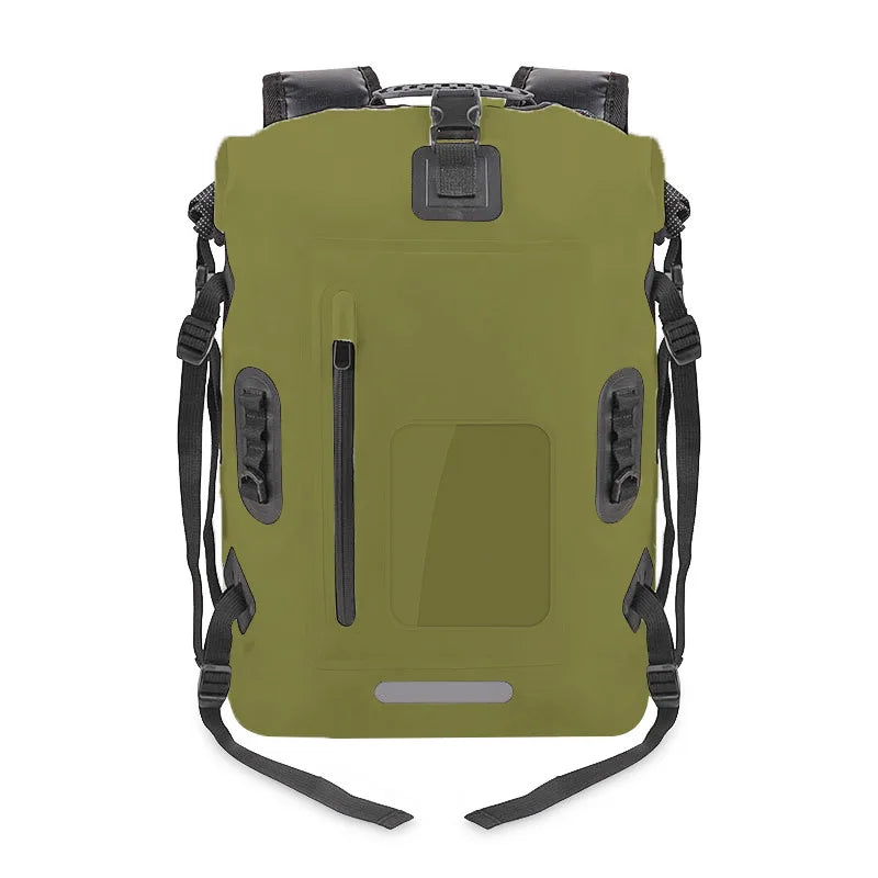 30L Waterproof Dry Bag Fishing Backpack Drift Swimming River Trekking Shoulder Bait Fishing Bucket Gear Diving Rafting Kayak Bag