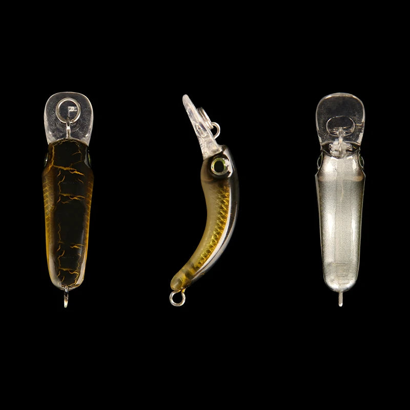 LETOYO Floating Injured Fishing Lure 40mm 1.2g Micro Lures Artificial Minnow Bait Wobblers For Trout Bass Perch