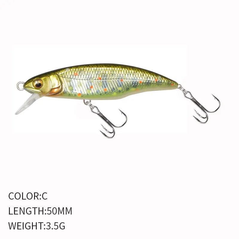 Fishing 50mm 3.5g Swimbaits Bass Big Fish Crankbaits Fishing Lure Floating Wobblers for Pike Minnow Lure Fishing Tackle