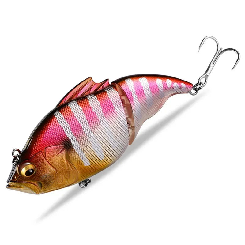 Pike Fishing Vatalion 115mm Vibration Jointed Bait Swimbait Bass Lure 41/43g Fishing Lure Floating  Vatalion 115F Leurre