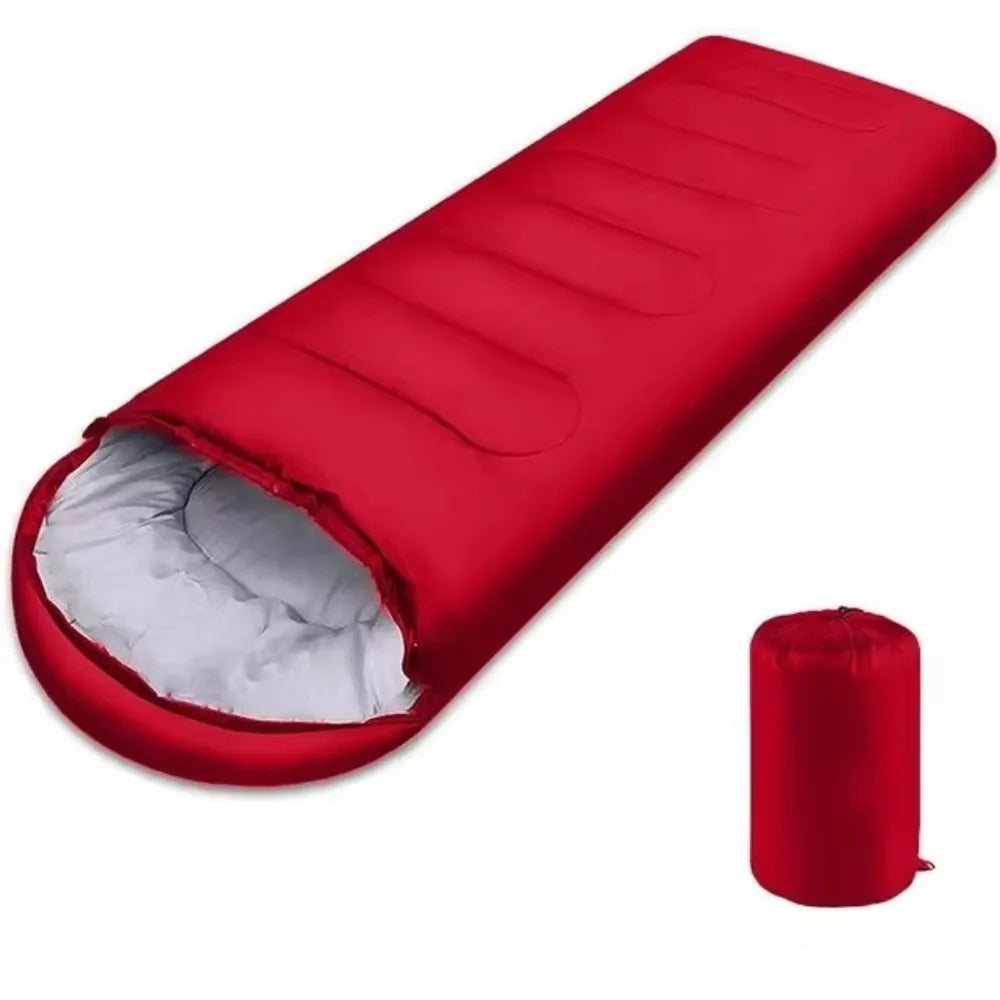 Camping Sleeping Bag Lightweight 4 Season Warm Envelope Backpacking Outdoor Mummy Cotton Winter Sleeping Bag