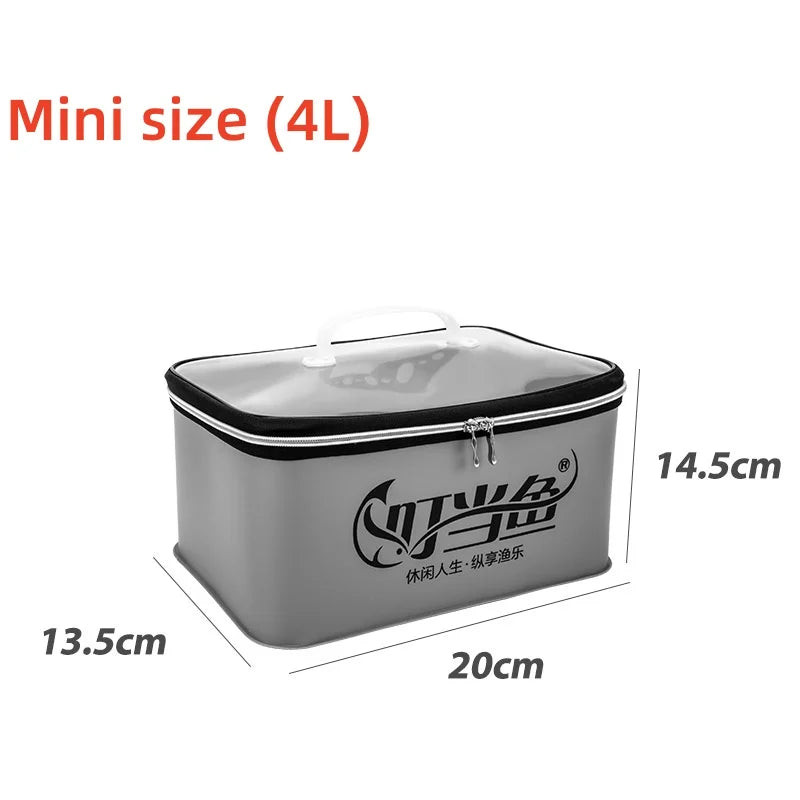 Fishing Accessories Storage Box, Multifunctional Fishing Gear Suitcase, Luya Fishing Hook And Bait Box Toolkit