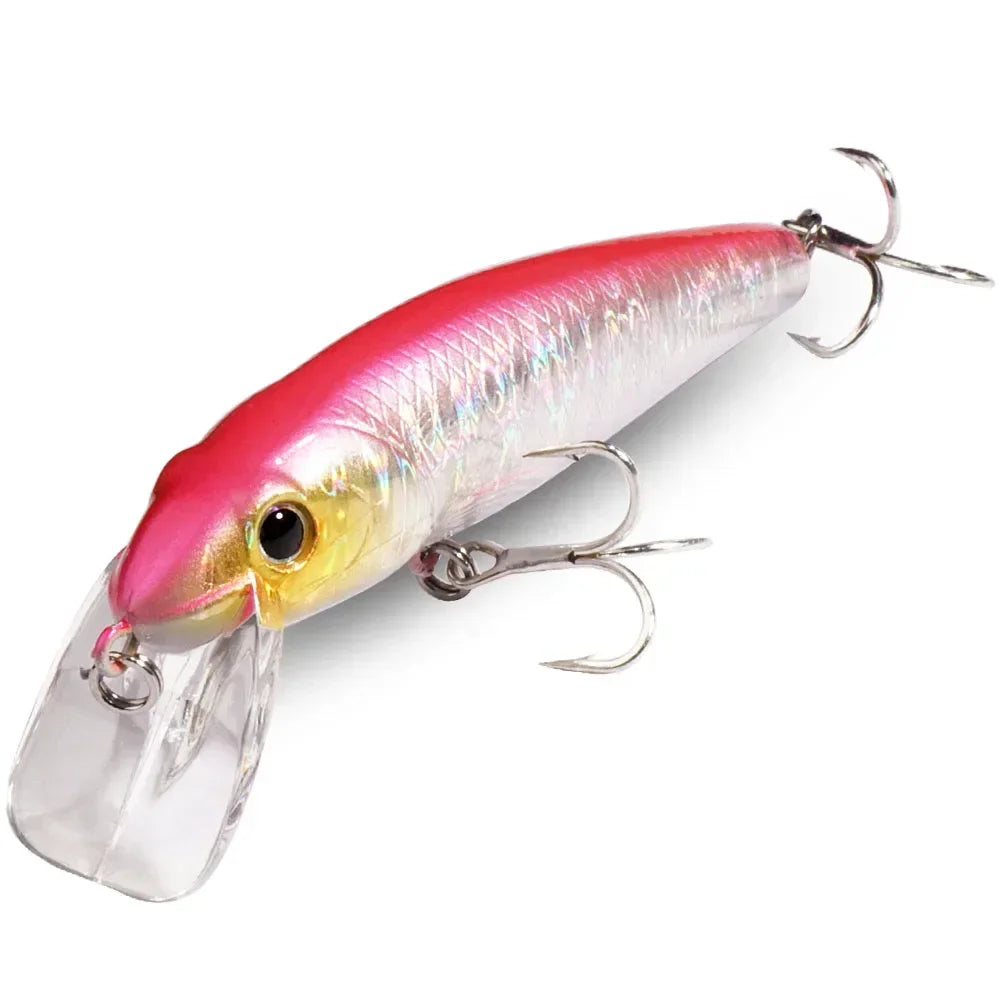 Floating Minnow 12.1g 9cm Fishing Lure Steel Ball Sonic Wave Balance Swimbait Pesca Popper Hook Pike Wobbler Tackle Crank Bait