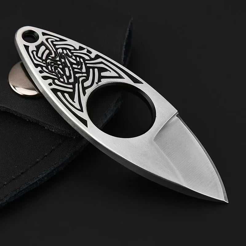 Portable  Knife Survival Tactical Pocket Knife Outdoor Camping Hiking Hunting Knives Wood Handle EDC Fishing Defense Tool