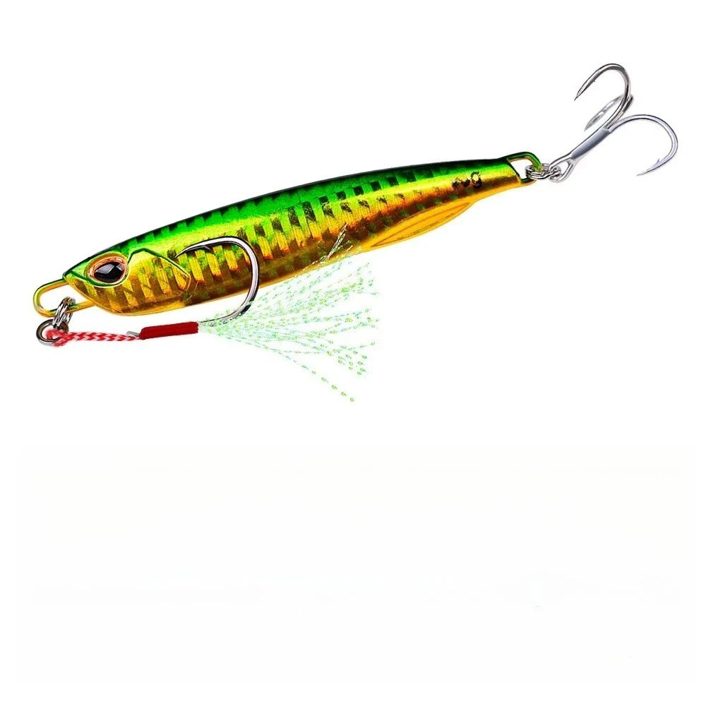 Fishing Lure 10g15g20g30g40g60g Trolling Artificial Hard Bait Bass Casting Jigging Fish Lure Sinking Spoon Tackle Metal Jig