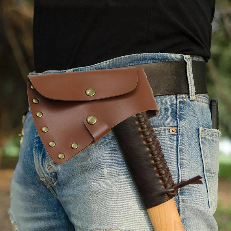 Axe Holster for CASE Hatchet for Head Sheath, Ax Protector Camping Blade Cover Practical Axe for Head PU Leather for Pro