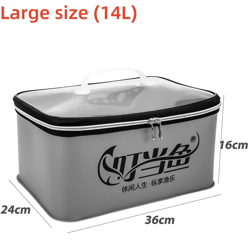 Fishing Accessories Storage Box, Multifunctional Fishing Gear Suitcase, Luya Fishing Hook And Bait Box Toolkit
