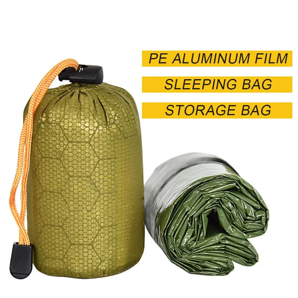 Compression Stuff Sack Camping Waterproof Storage Bag Survival Sleeping Bag Sleeping Bags Emergency Sleeping Bag Outdoor Bivvy