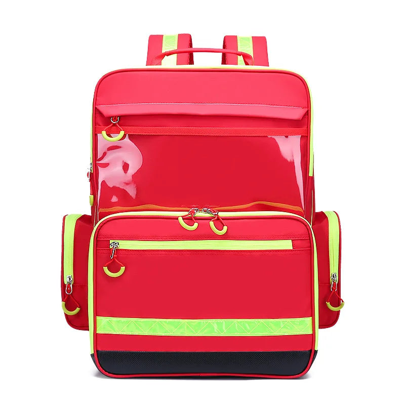 First Aid Kit Empty Emergency Backpack First Responder Trauma Bag Medical Supplies Case for Disaster Relief Field Trips Camping