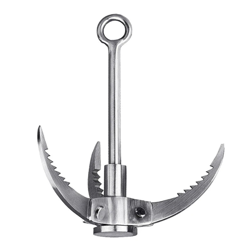 Climbing Grappling Hook, Climbing Steel Outdoor Rock Climbing Hook Flying Claw Grappling Hook Survival Hook