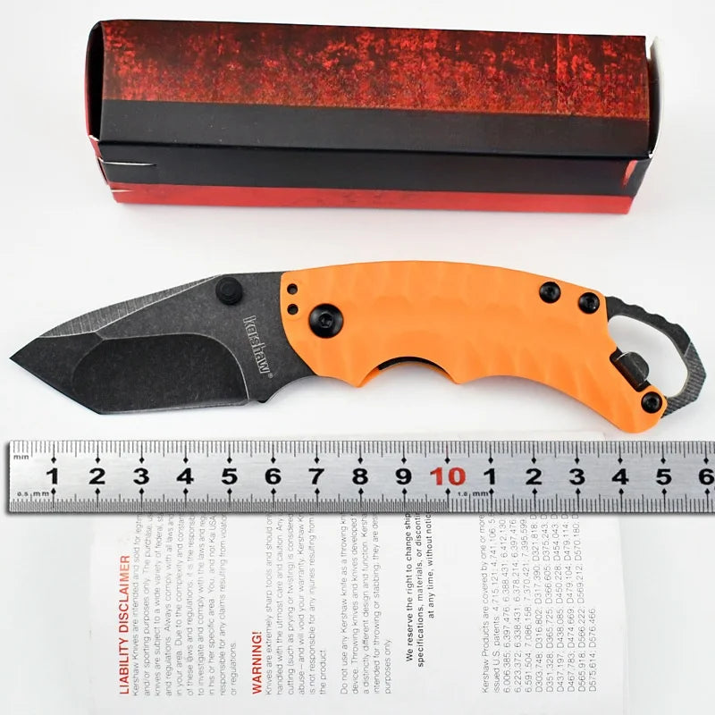Multi-function pocket knife, suitable for camping, barbecue, hiking wilderness, high hardness, sharp and durable folding knife