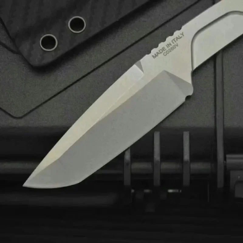 NEW RAOT Survival Fixed Blade Knife N690 Steel Blade and Handle, Outdoor EDC Tactical Knife Defensive Rescue Knife with Sheath
