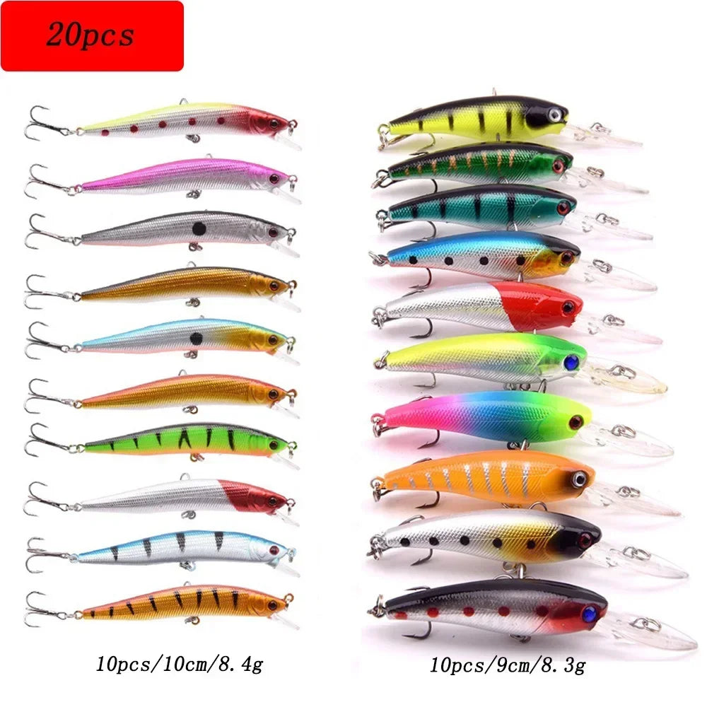 Fishing Lure Set Fishing Hard Bait Mini Minnow Floating Swing Crankbait Crazy Wobblers Artificial Bionic Crank Lures