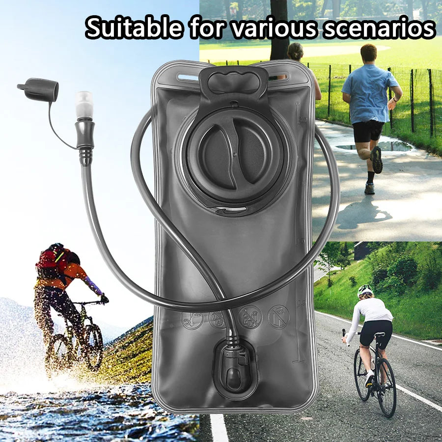 One click quick release water bag 1.5L-3.0L mountain backpack leak proof water bag, suitable for camping and hiking