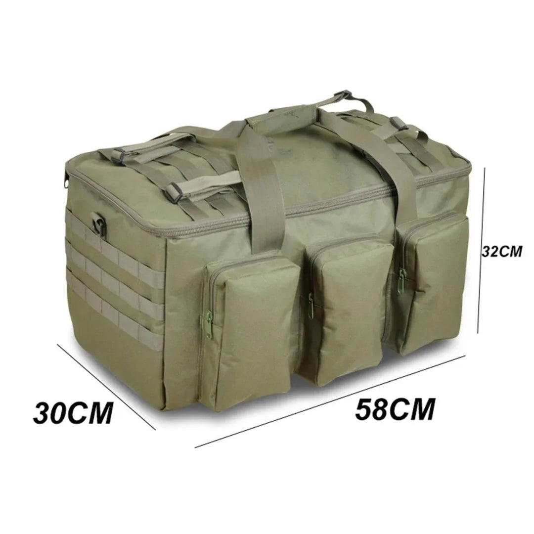 Tactical 55L Camping Bag Backpack Mountaineering Waist Bag Men Travel Outdoor Sports Molle Rucksack Hunting Shoulder Luggage Bag
