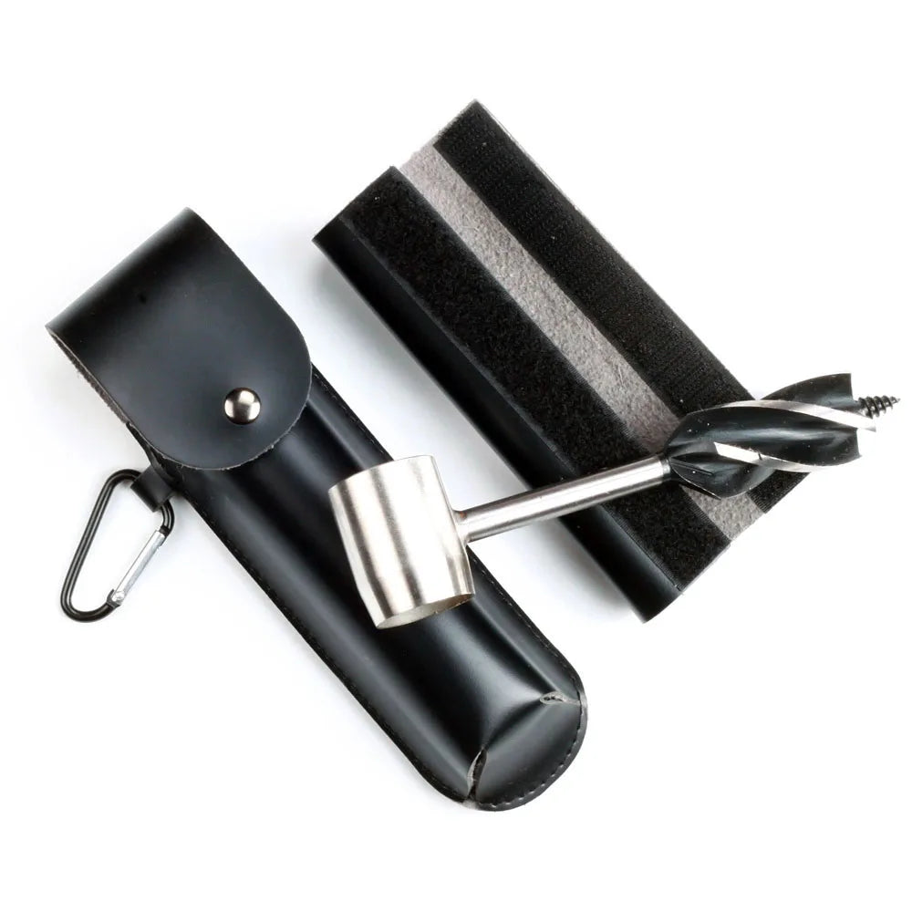 Drill Bit Protection Sleeve Auger Wrench Outdoor Survival Hand Drill Survival Gear Tool Sports Camping Bushcraft Accessory