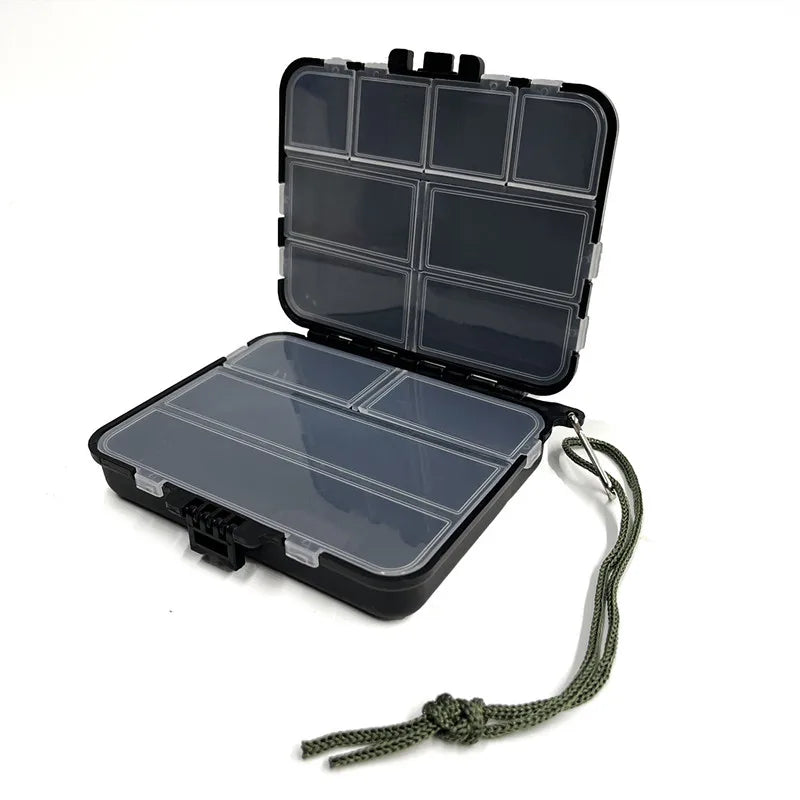 Luya Fishing Gear Box Fishing Accessories Box Double sided Fishing Parts Storage Bait Box Fish Hook Carp Accessories Storage Box