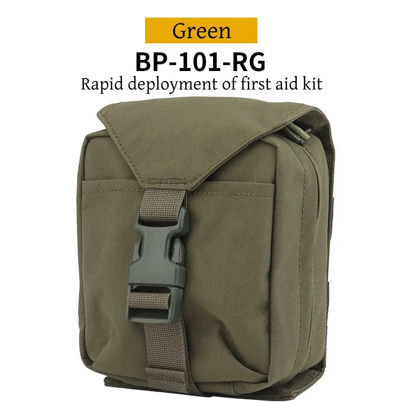 Portable first aid kit hiking first aid kit MOLLE system lock type