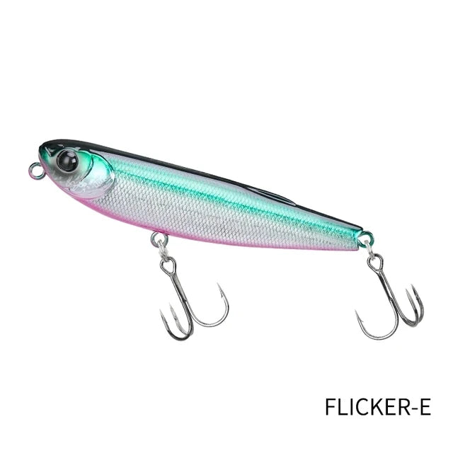 TSURINOYA FLICKER 70F Z Dog Topwater Walker Fishing lure 70mm 8.4g Artificial Pencil Floating Stick Hard Bait For Bass Pike Plug