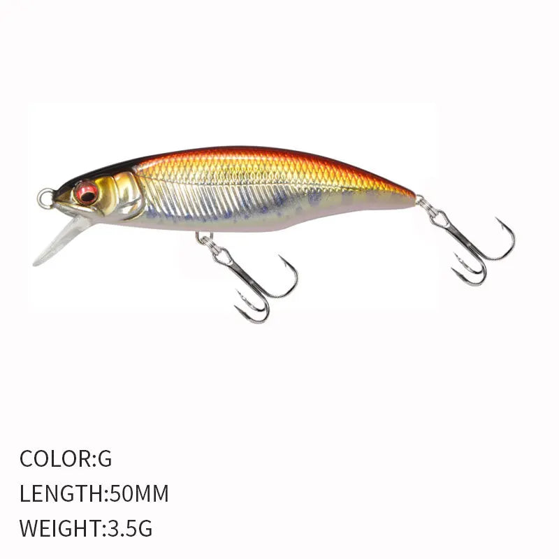 Fishing 50mm 3.5g Swimbaits Bass Big Fish Crankbaits Fishing Lure Floating Wobblers for Pike Minnow Lure Fishing Tackle