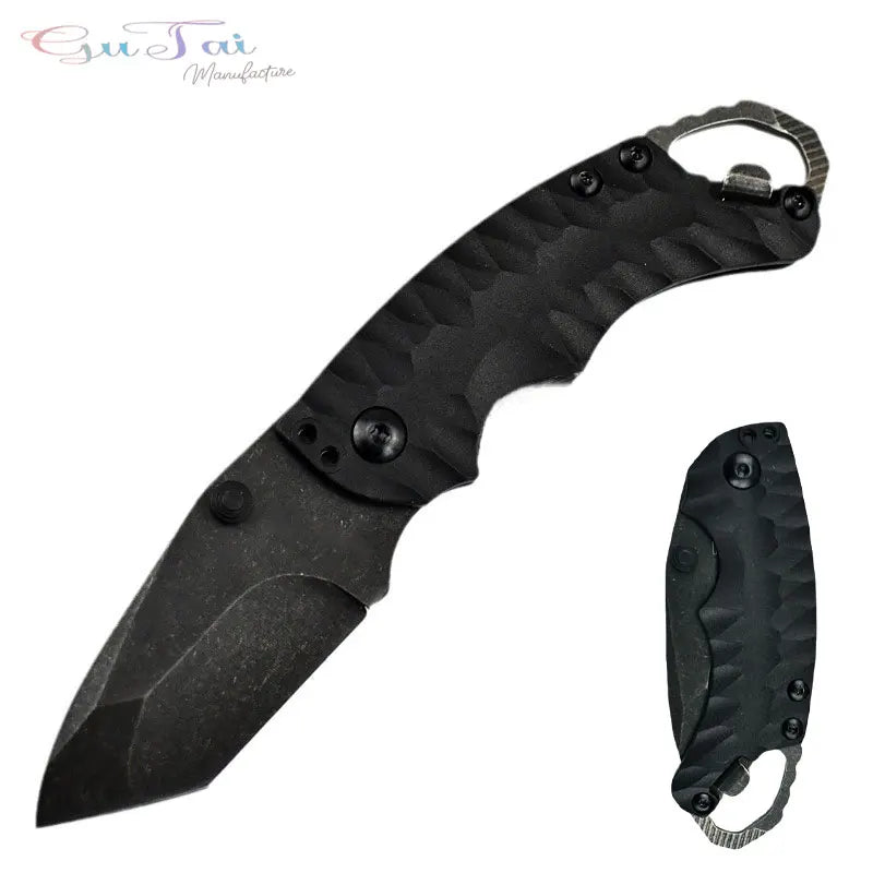 Multi-function pocket knife, suitable for camping, barbecue, hiking wilderness, high hardness, sharp and durable folding knife