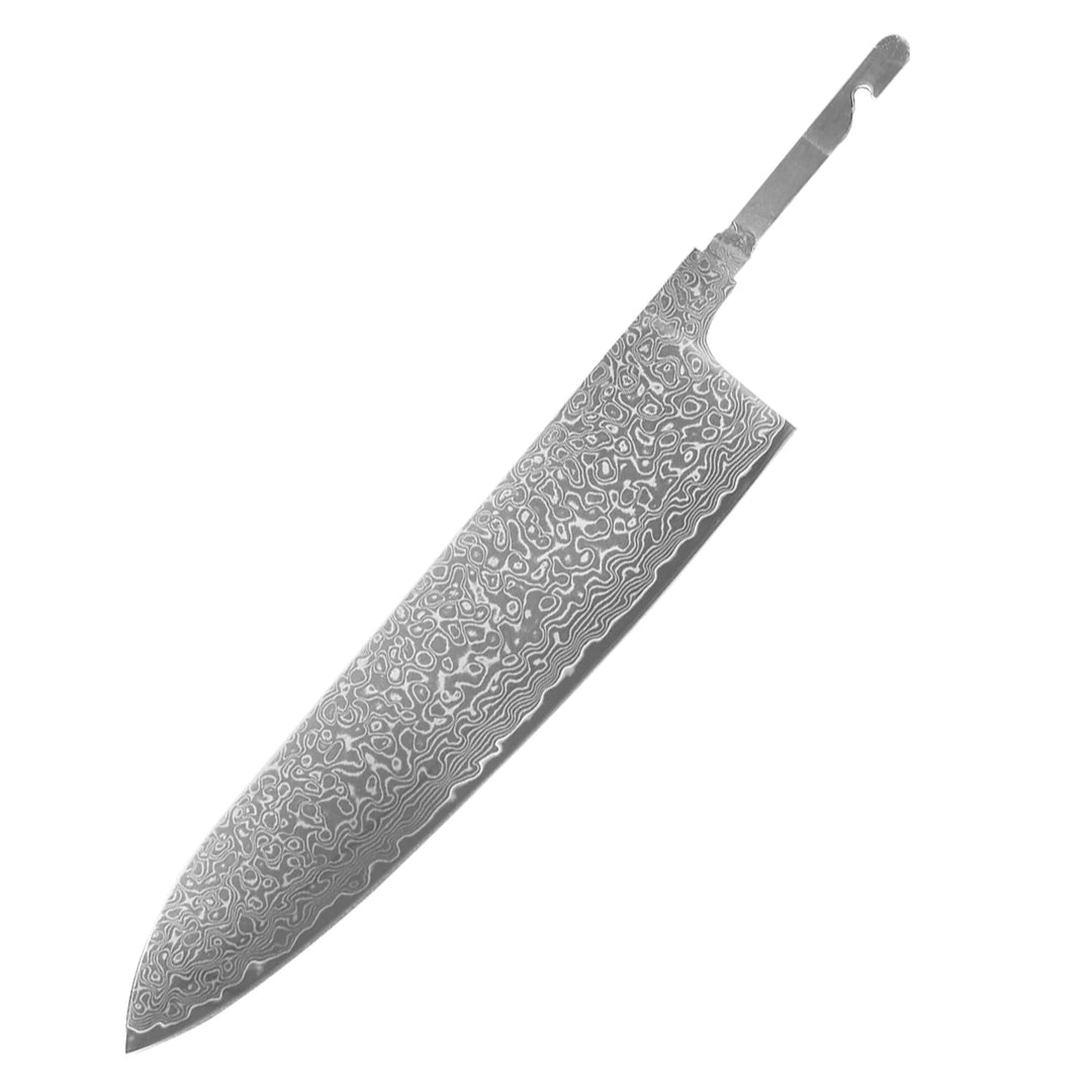 DIY Chef Knives 5 inch Knife Utility knife Blade Damascus Steel Raw Knife Blank Blade Material Semi Finished Knife Blank
