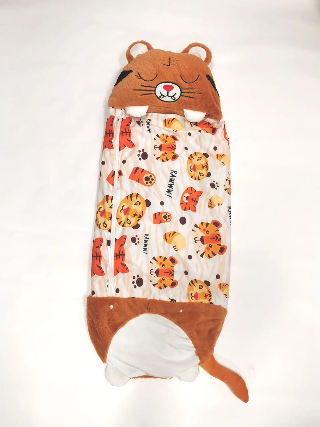 Colorful cartoon animal children's anti-kick home children's fun pillow pure cotton sleeping bag