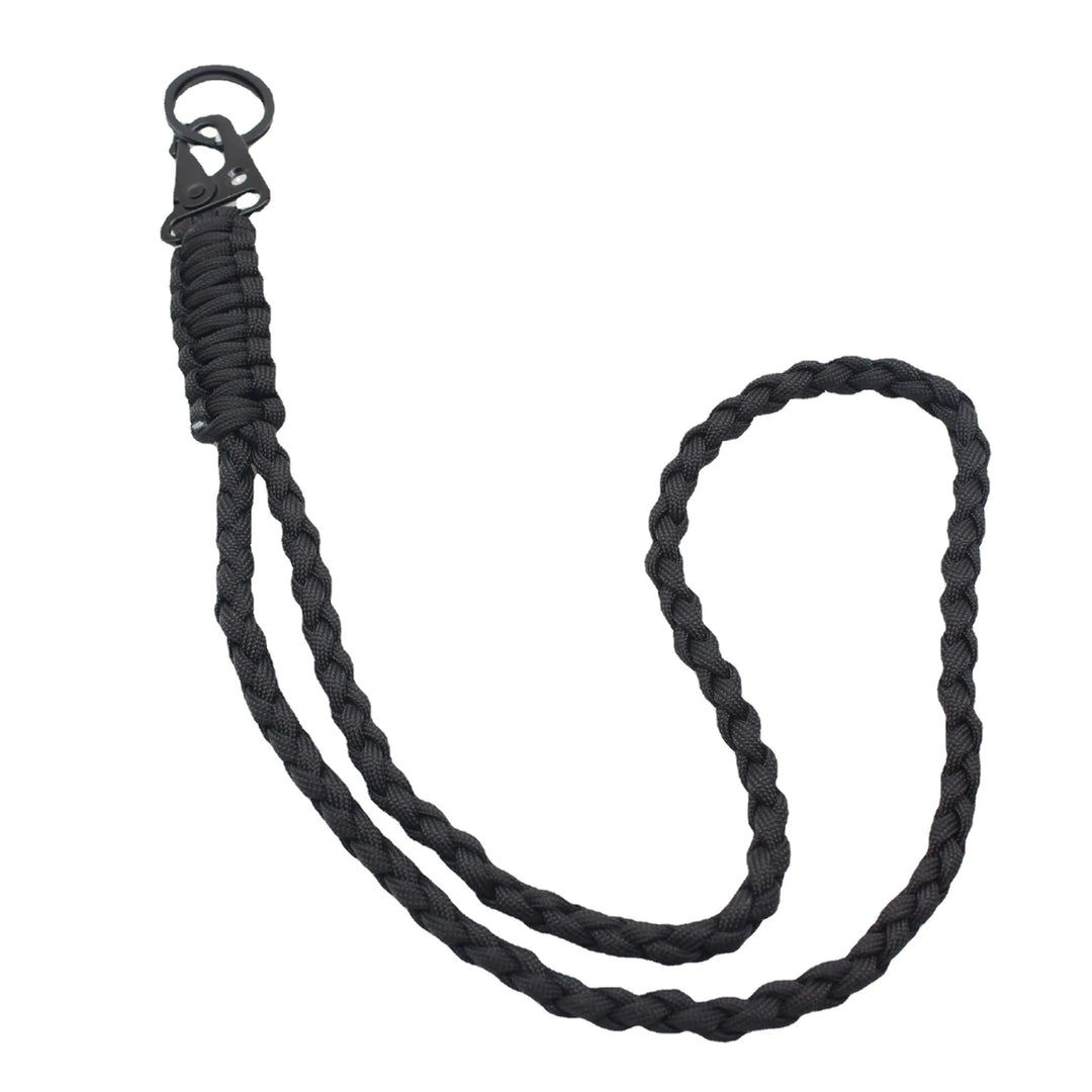 Outdoor Paracord Rope Keychain EDC Survival Kit Cord Camera Telescope Phone Lanyard Military Emergency Strap for Hiking Camping