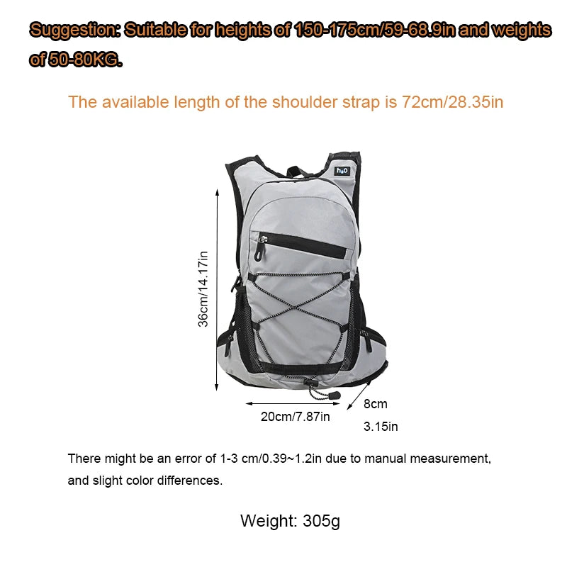 Reflective riding backpack self outdoor hikinglarge capacity sports motorcycle cross-country running backp