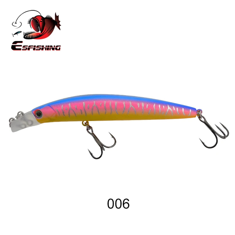 KESFISHING Floating Hard Lure 10cm 9.5g Dive 0.1-0.5m Quality Professional Minnow Choose Different Depth Top Water Fish