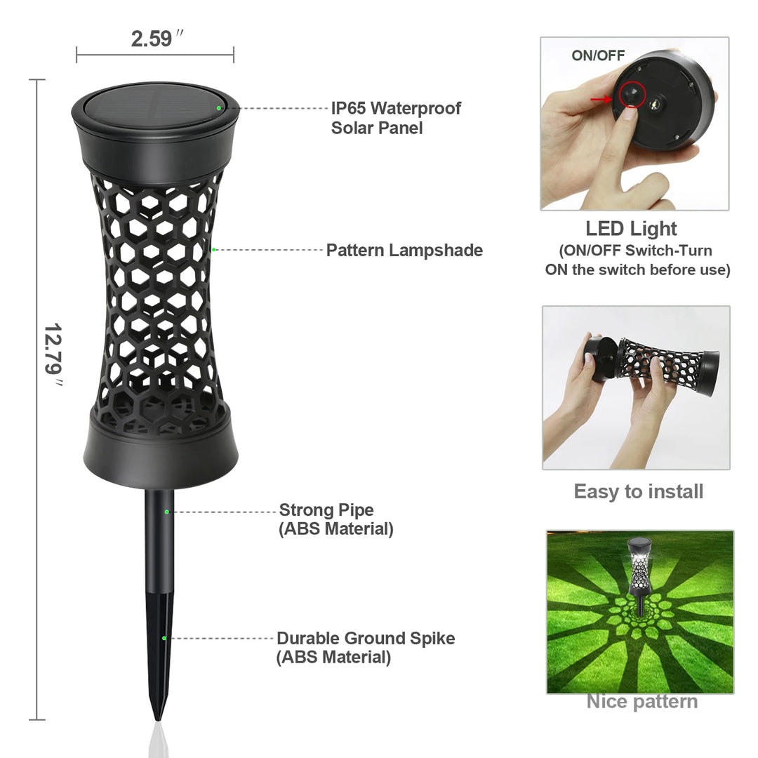 Outdoor Solar Lawn Light Garden Landscape Patio Lights   Waterproof for Outdoor Garden  Backyard Patio Decorative Lights ﻿