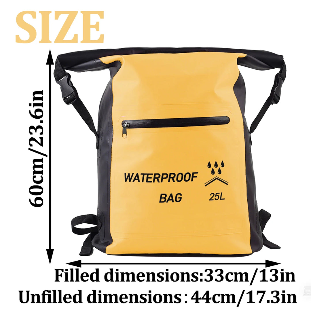1PC large capacity waterproof backpack, colorful multifunctional backpack, suitable for hiking, camping, and fishing