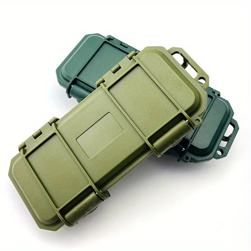 Edc  Waterproof Box - Portable Shockproof Survival Gear Storage For Outdoor Camping | Durable Abs Material  camping equipment