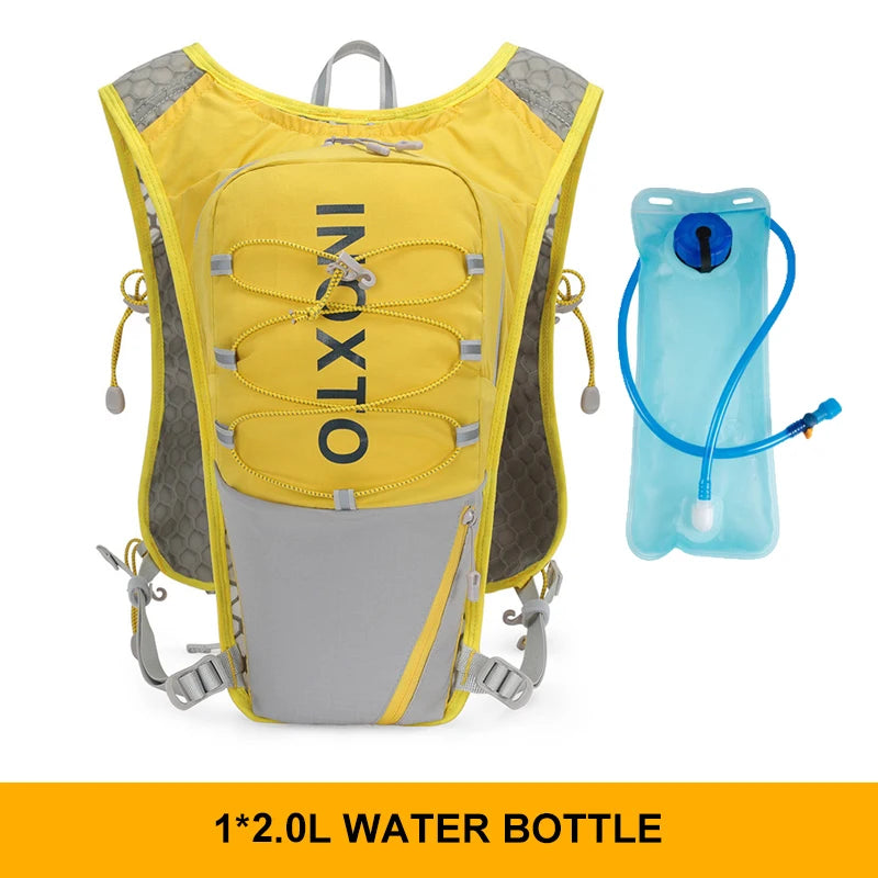 INOXTO 5L Lightweight Running Backpack Hydration Vest Running Bag Suitable for Bicycle Marathon Hiking Ultra-light and Portable